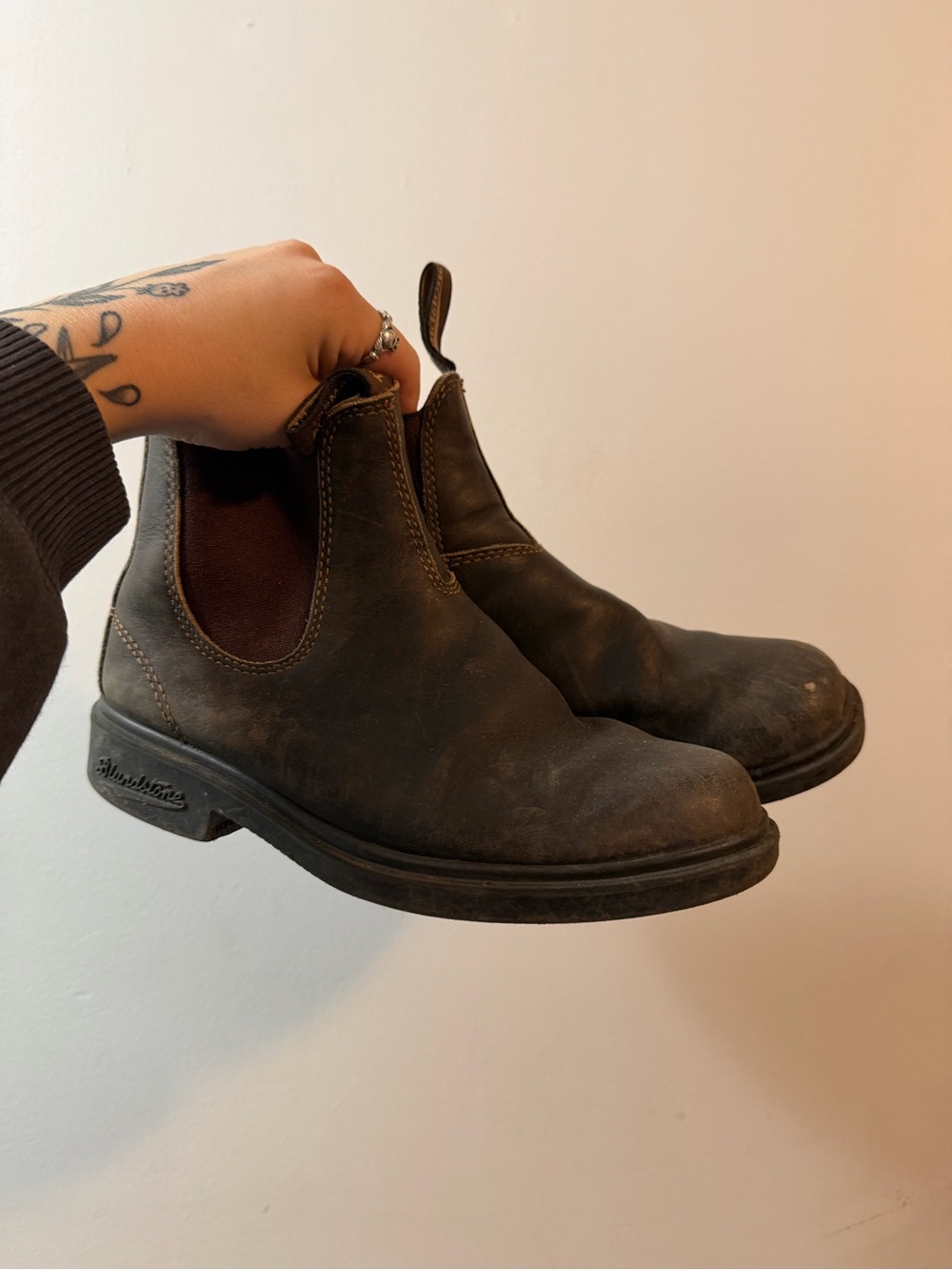 Brown Blundstone Boots